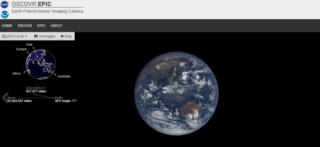 NASA lança site que mostrará uma foto nova da Terra diariamente