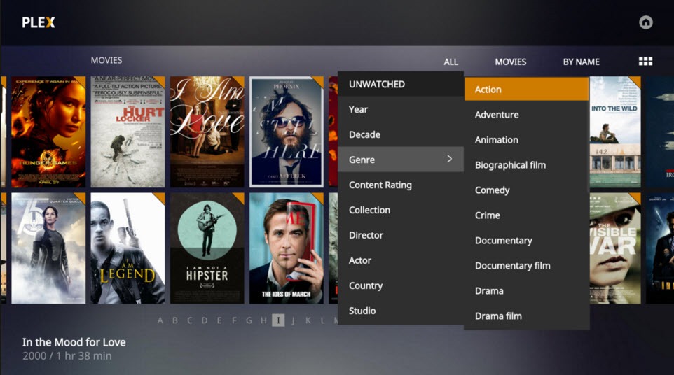 control plex media player on android