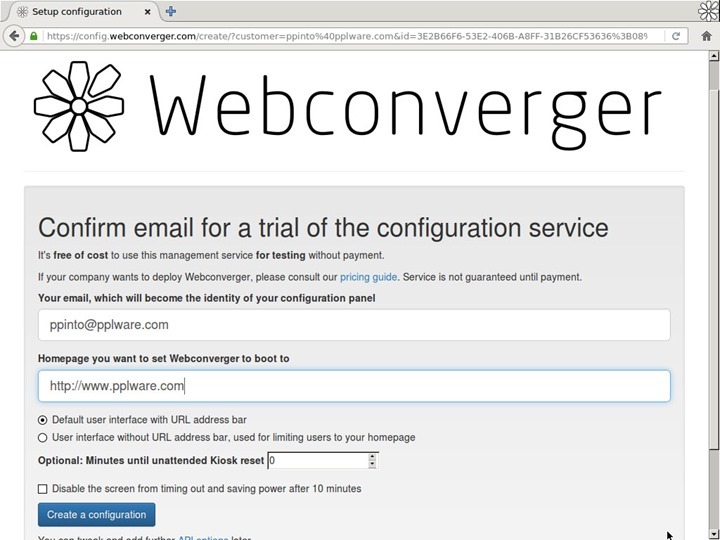 Webconverger 