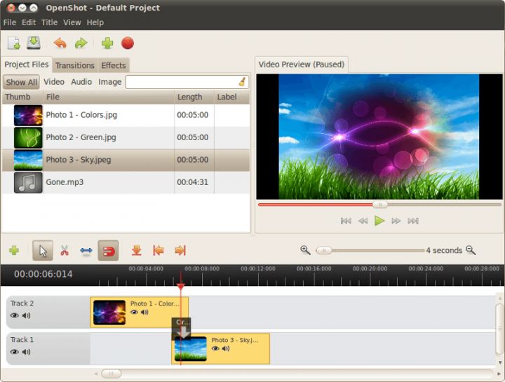openshot video editor zoom