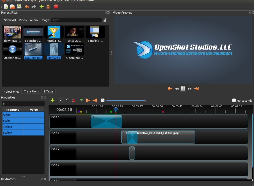 does openshot video editor have a watermark