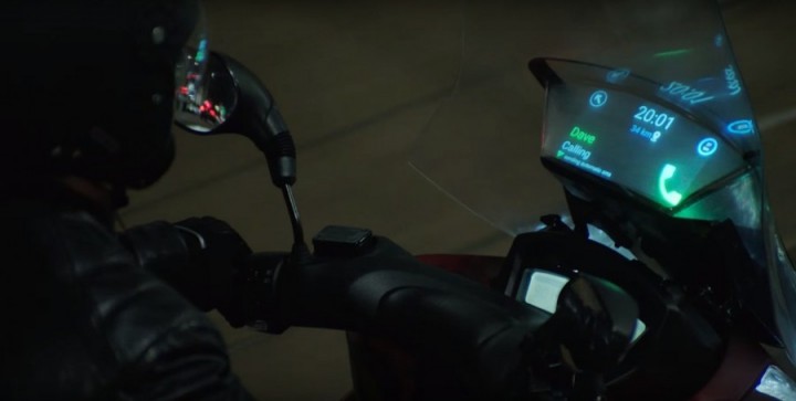 Samsung revela o 'Smart Windshield' para motos