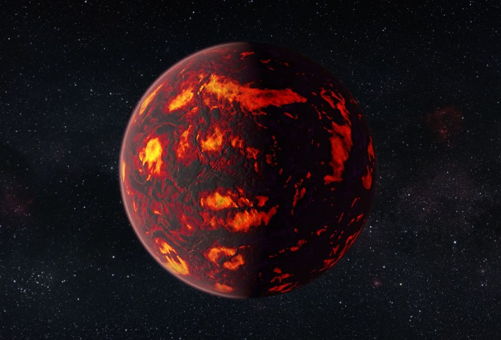 Há uma Super-Terra de duas caras: oceano de lava e noite eterna