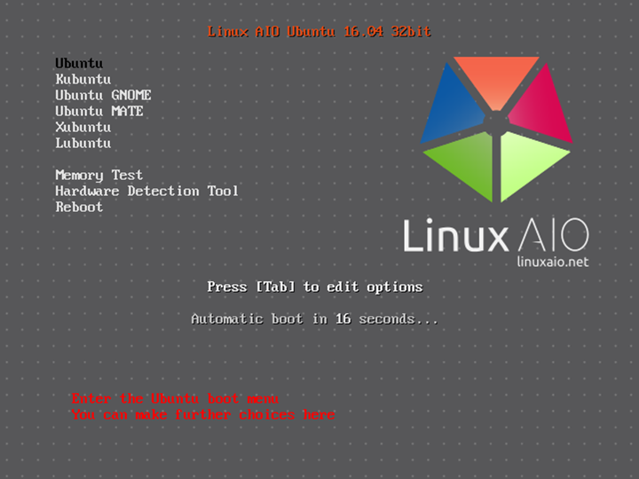 linux-aio-ubuntu-boot-menu