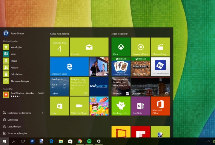 Windows 10 - Acabe com a sugestão de apps no Menu Iniciar
