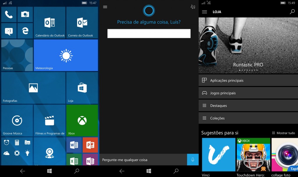 Nova build do Windows 10 Mobile lançada hoje!