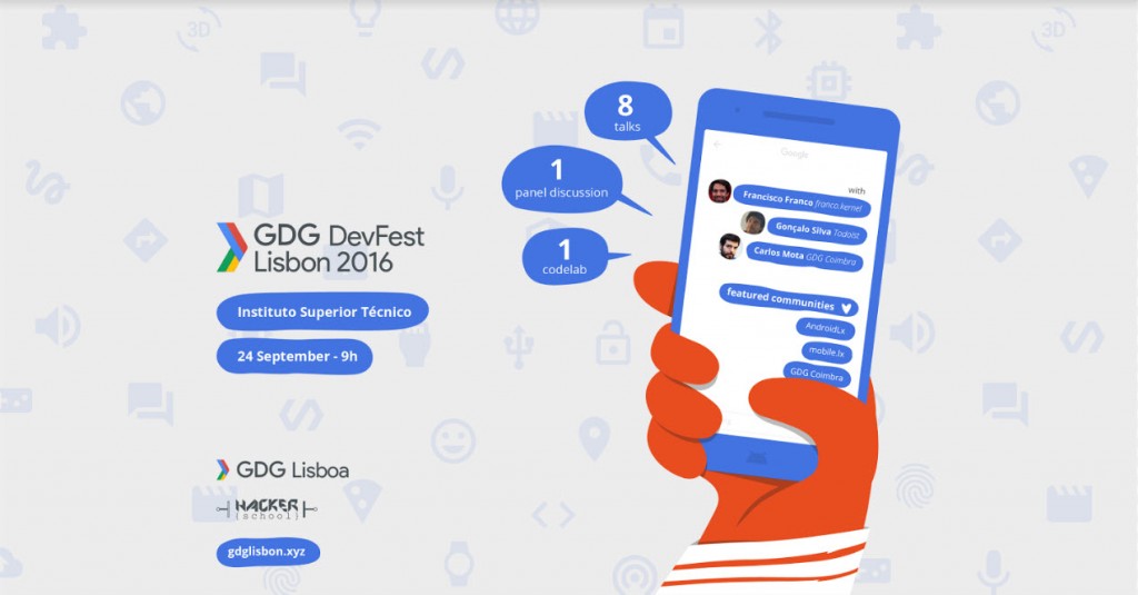 Google DevFest Lisboa’16 é já dia 24 de Setembro