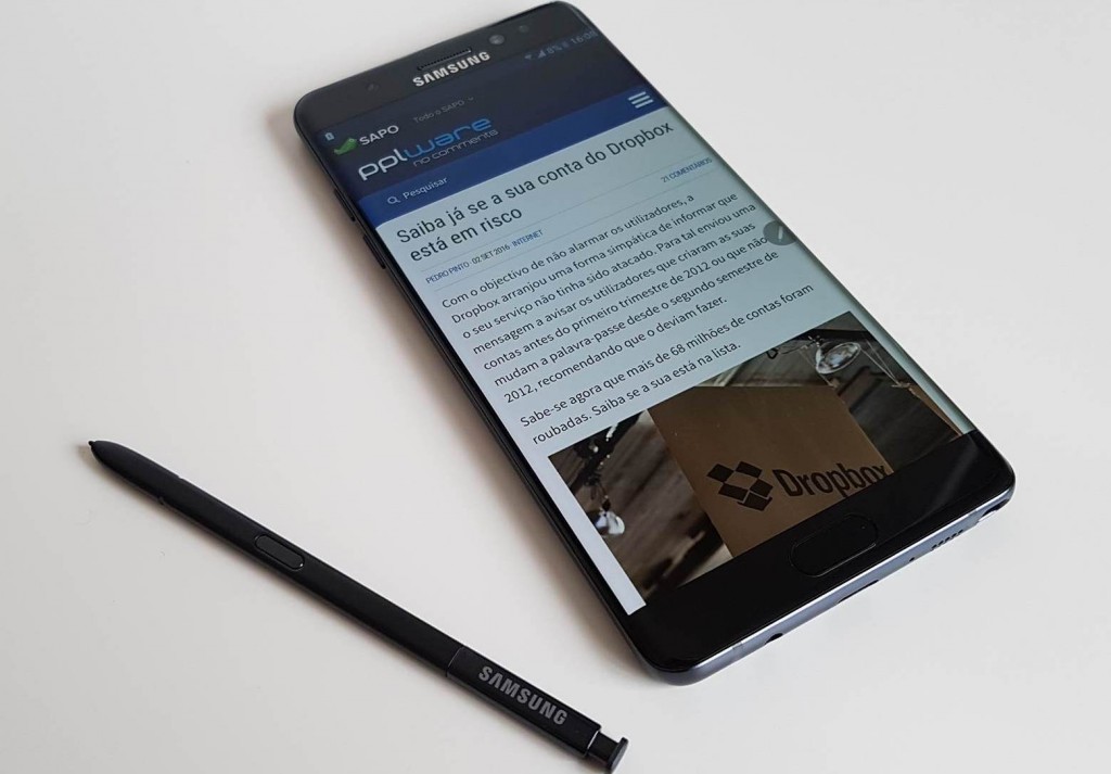 ÚLTIMA HORA: Samsung suspende venda dos Galaxy Note 7