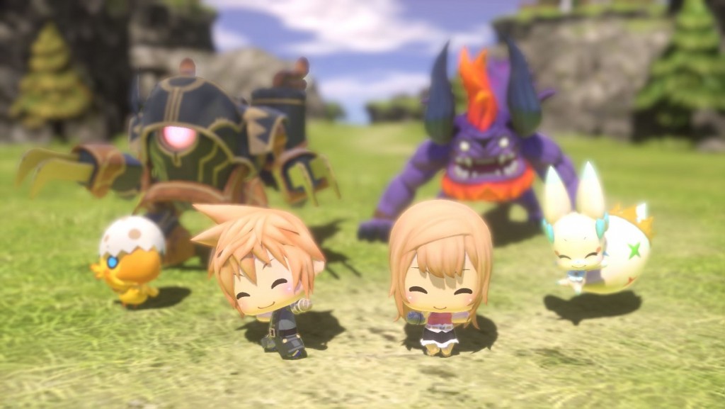 Sora em World of Final Fantasy