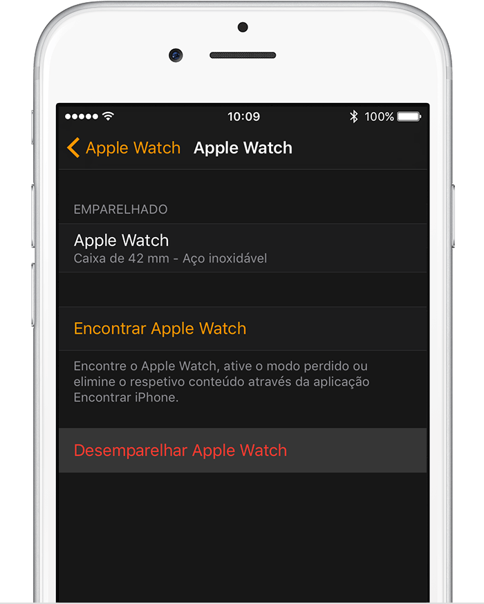 App Watch no iPhone