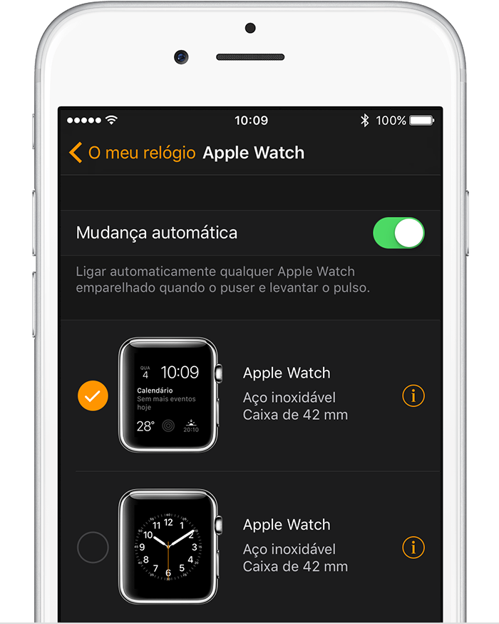 App Watch no iPhone