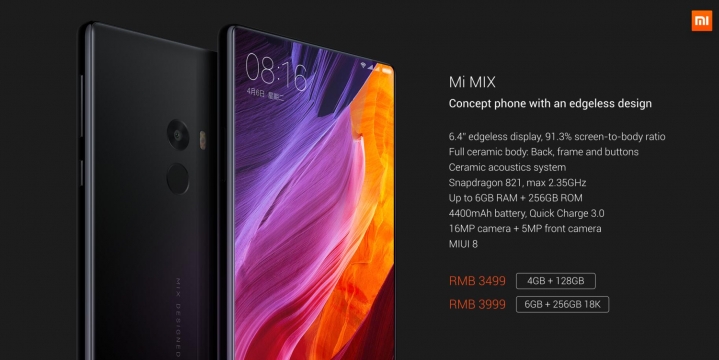 Mi Mix - preço