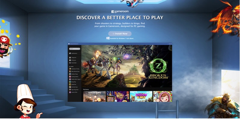Facebook lança Gameroom, sua plataforma de jogos para PC - Canaltech