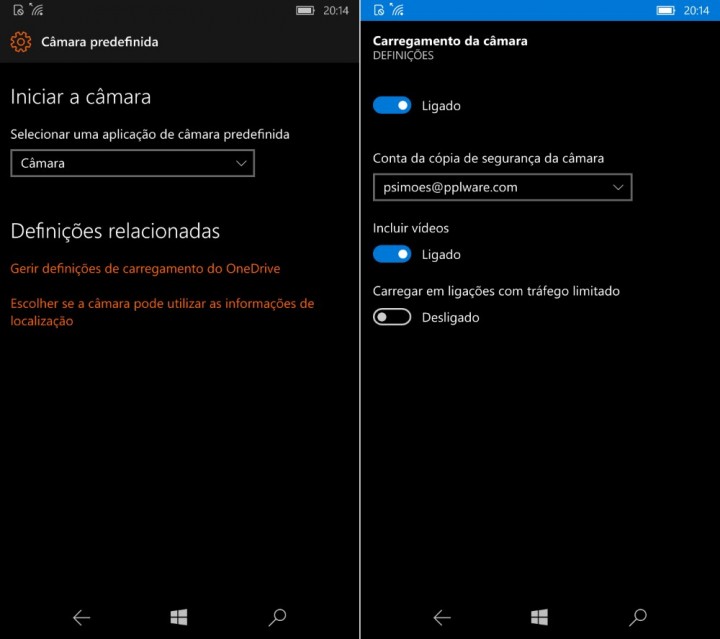 Windows 10 Mobile OneDrive