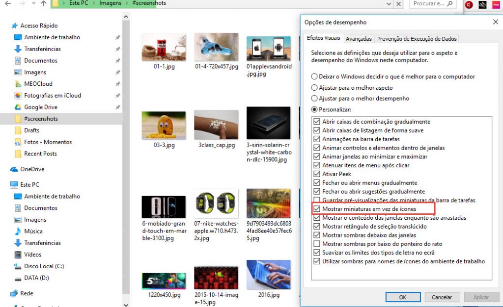 Deixou De Ver As Miniaturas Das Imagens No Windows 10 3232