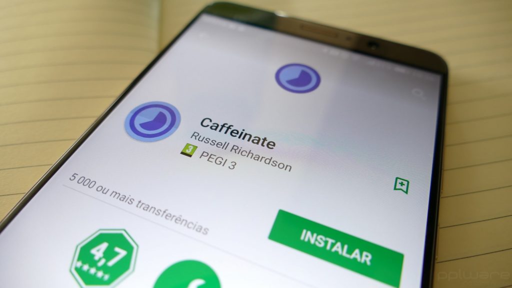 Active o modo Cafeína na barra de atalhos rápidos do Android 7
