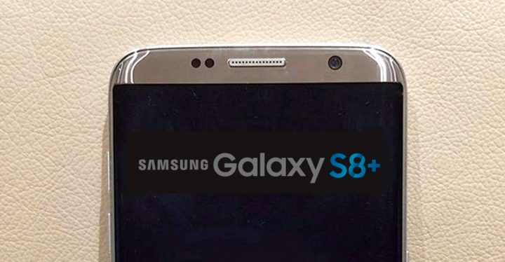Imagem de um possível Galaxy S8+