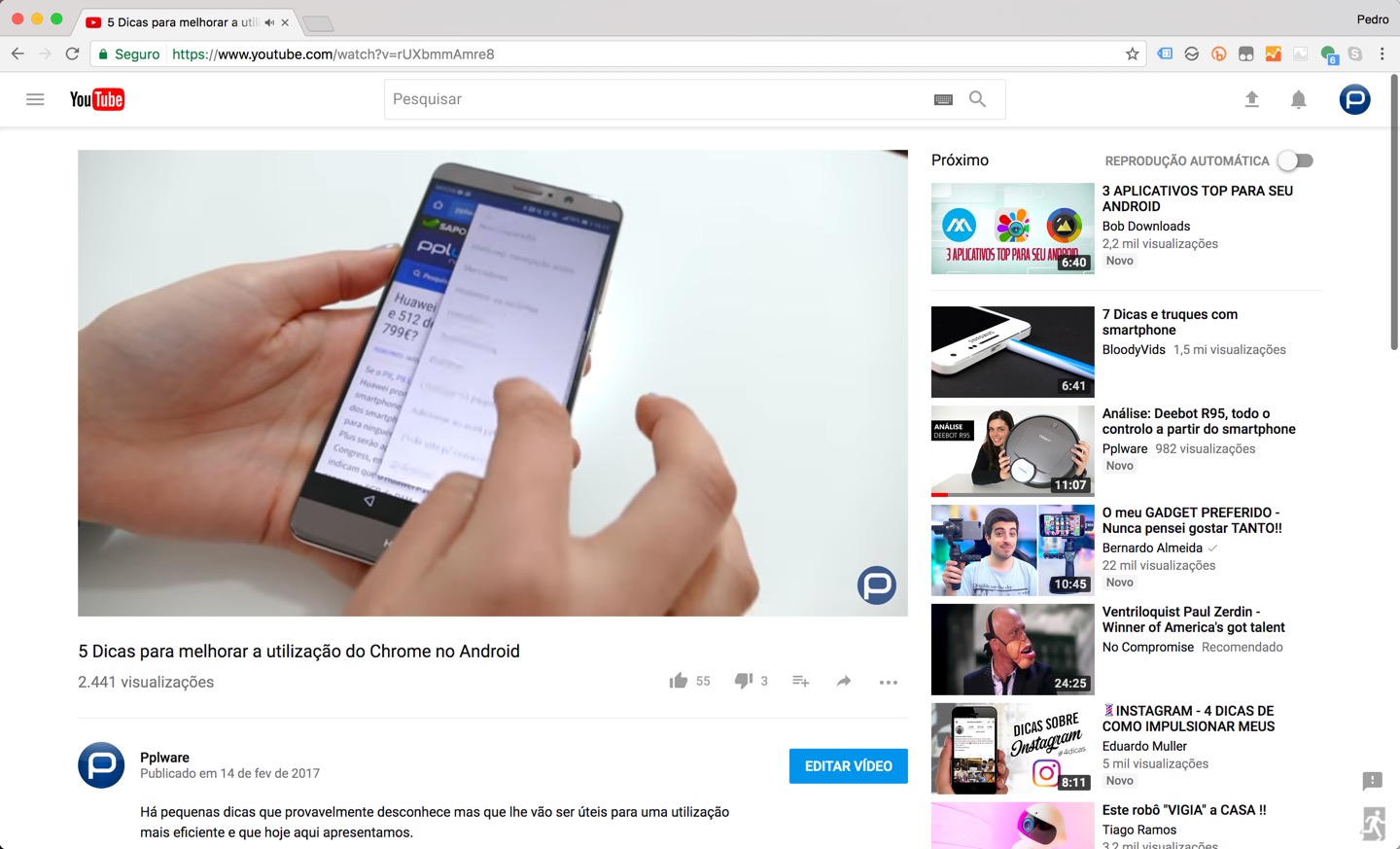 YouTube testa novamente interface Material Design