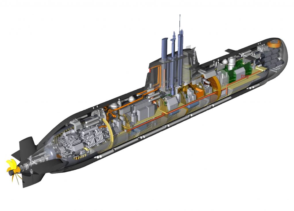 A tecnologia na construção dos submarinos da classe Tridente