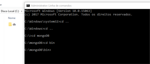 MongoDB: Instalar e configurar a BD NoSQL no Windows 10