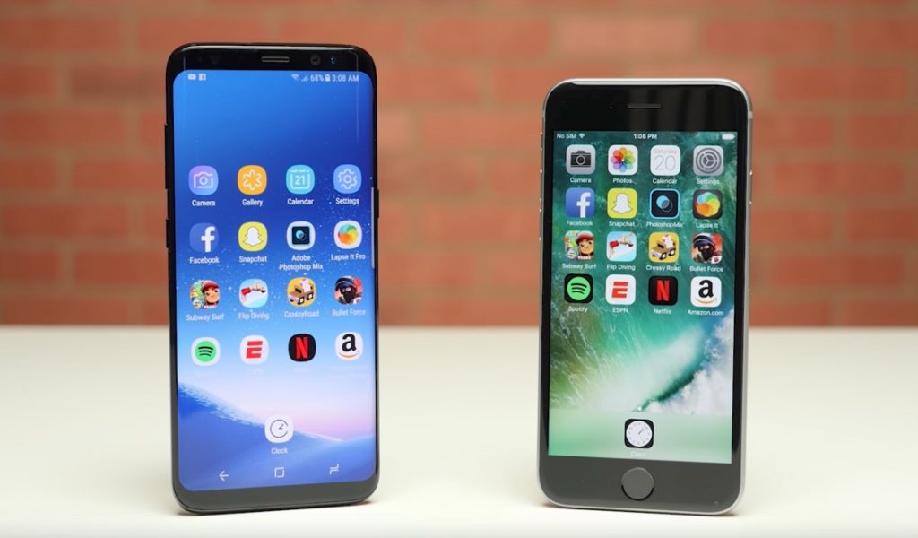 iPhone 6S é mais rápido que o Galaxy S8?