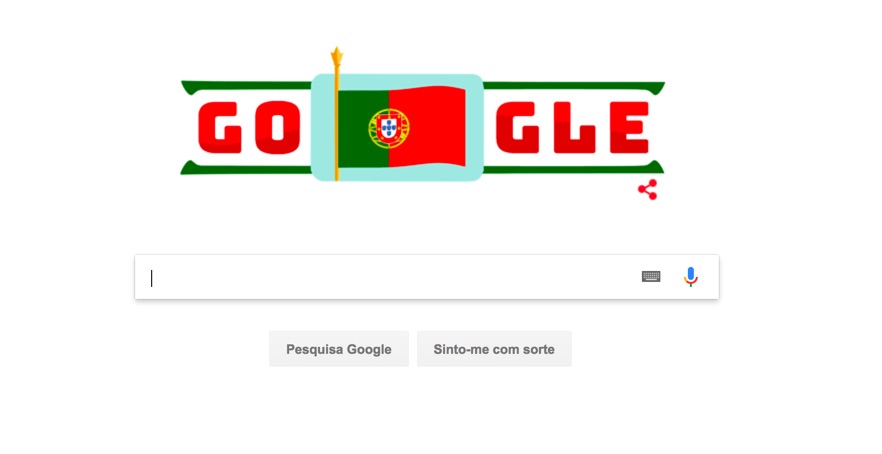 Google cria “doodle” dedicado ao Dia de Portugal, Google