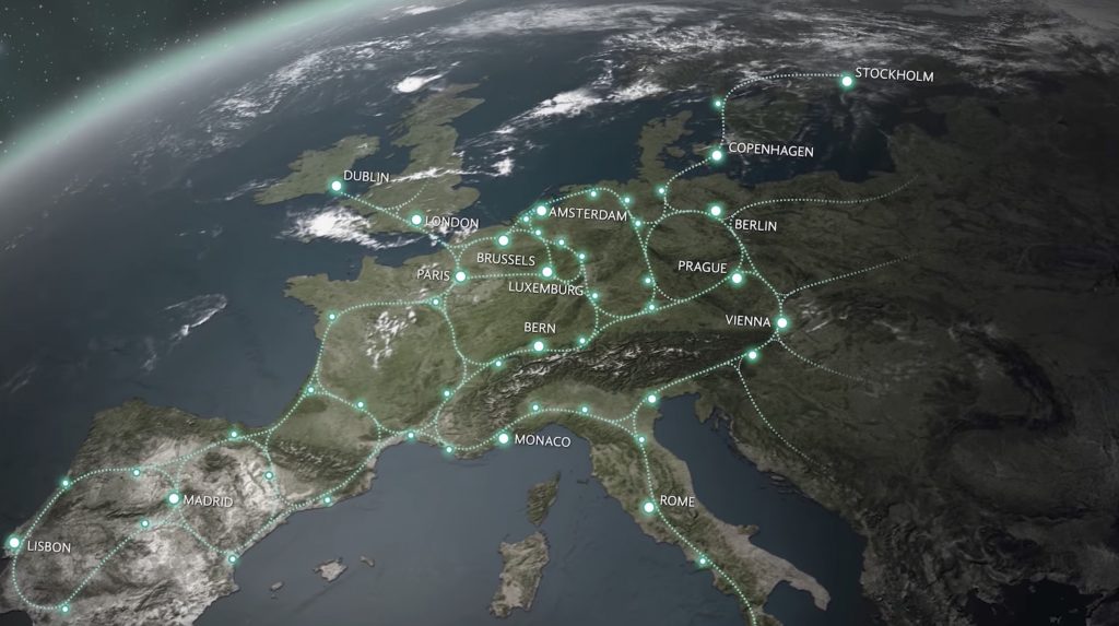 Um novo sistema Hyperloop irá ligar cidades europeias até 2021