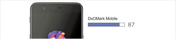 oneplus 5 - dxomark pontuação