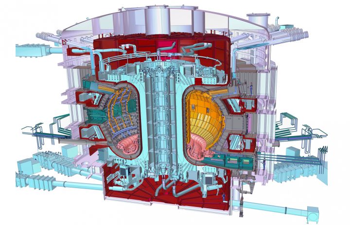 Imagem de um reator de Fusão Nuclear que poderá produzir Energia limpa