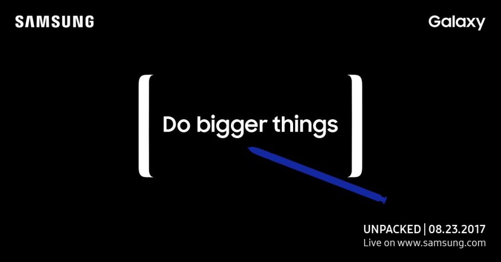 É oficial! Samsung Galaxy Note8 chega já em agosto