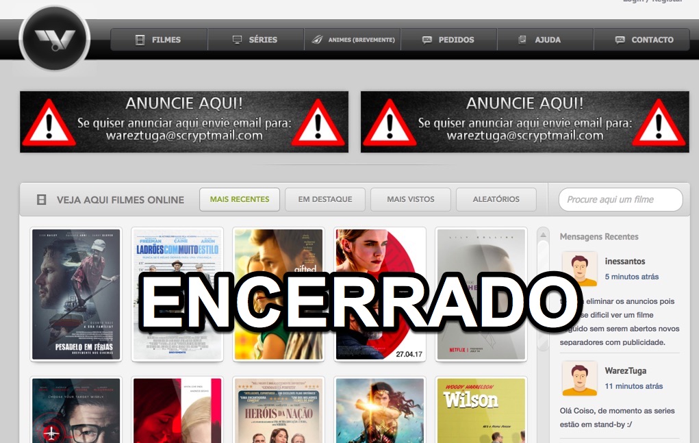 Anituga, o maior site pirata anime português fechou