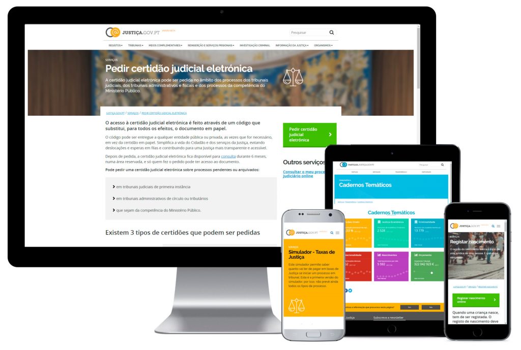 Já espreitou o novo site da Justiça Portuguesa? Está fantástico