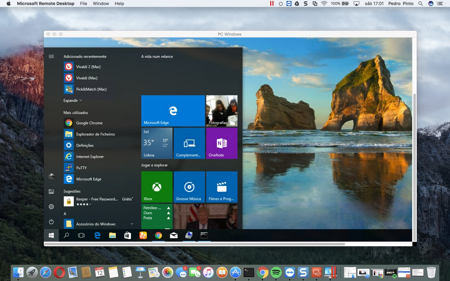 Microsoft Remote Desktop: Aceda do macOS ao ambiente do Windows