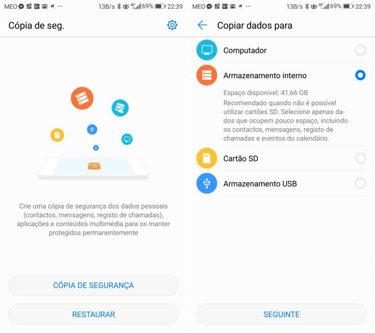 Tem um Huawei? Aprenda a fazer backup dos seu dados Parte I