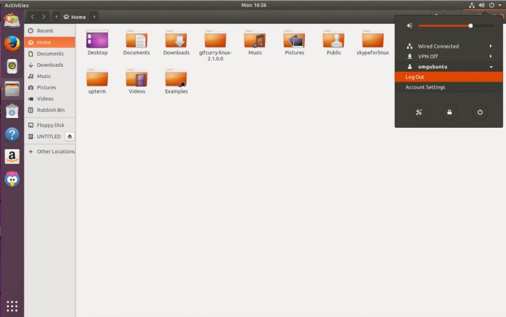 nova dock do Ubuntu