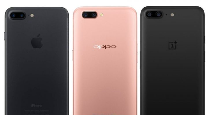 OnePlus 5 - Oppo-R11 - iPhone-7-Plus