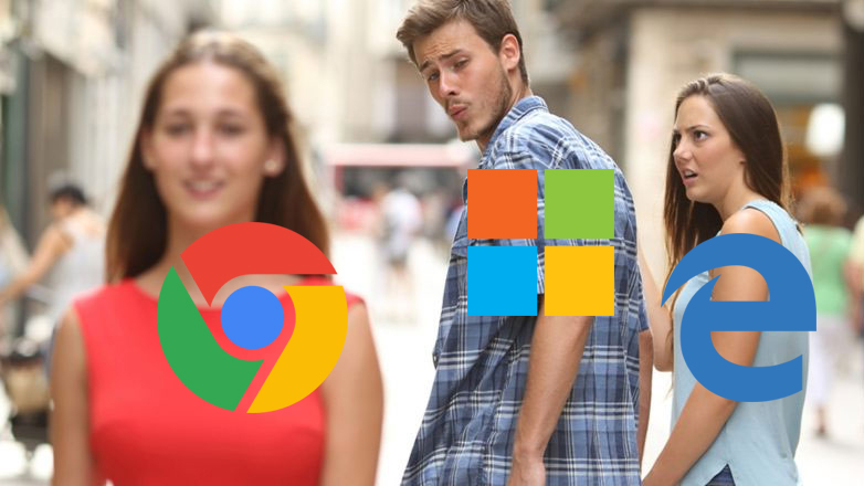 Funcionário da Microsoft instala Chrome depois do Edge crashar