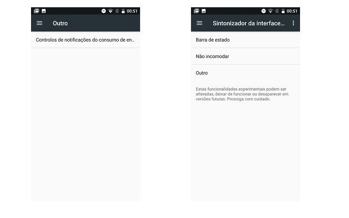 controlo de notificações Android - 2 e 3