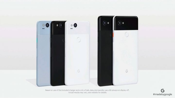 google Pixel 2 e 2 XL