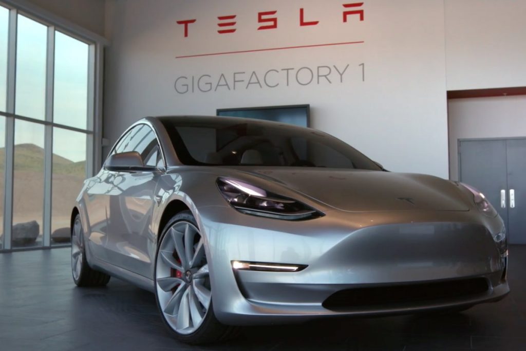 Produção do Tesla Model 3 está muito abaixo do esperado