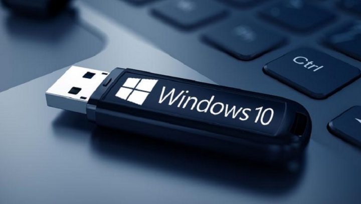 Imagem pen USB com Windows 10