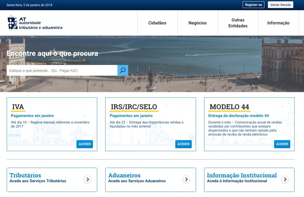 Já está disponível a nova versão do Portal das Finanças