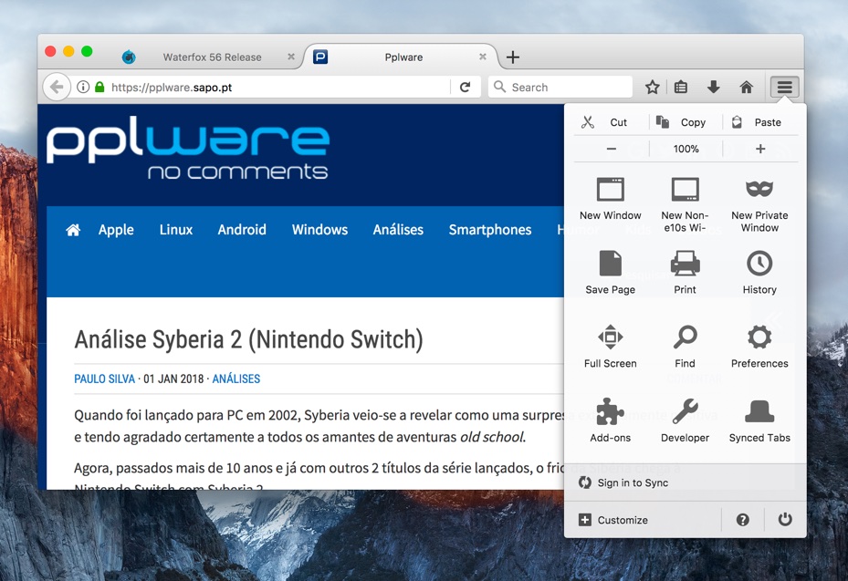 waterfox browser for pc