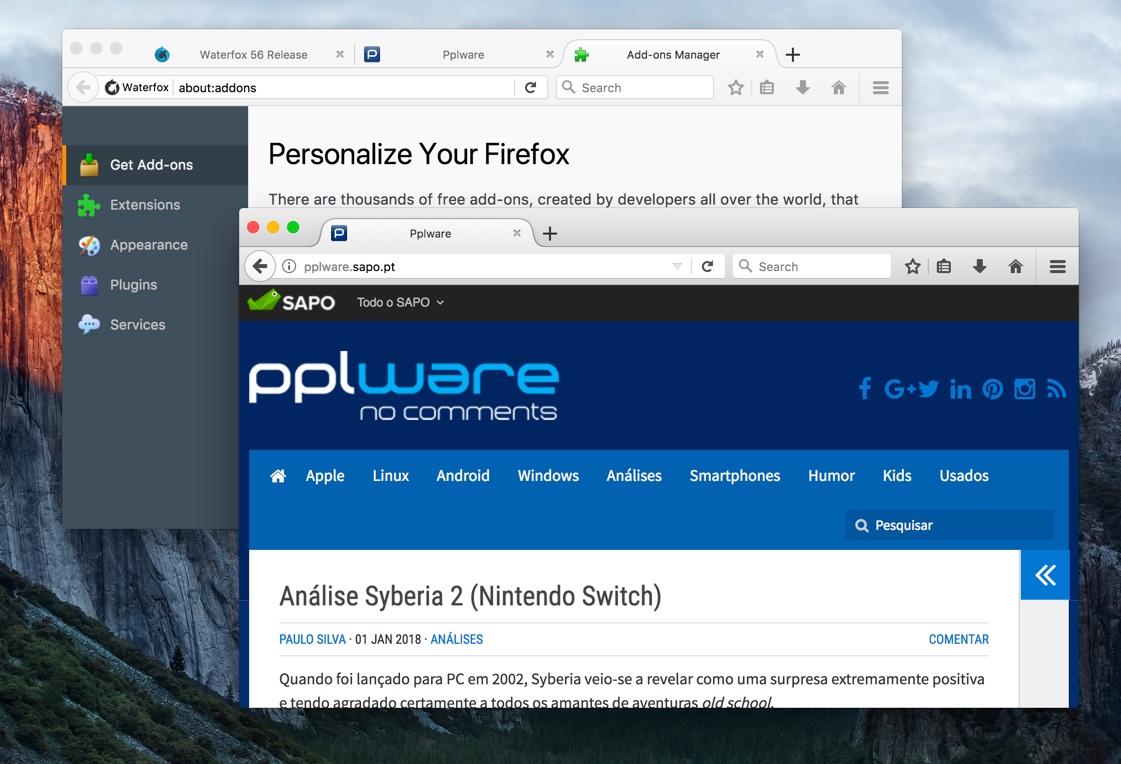 waterfox browser review