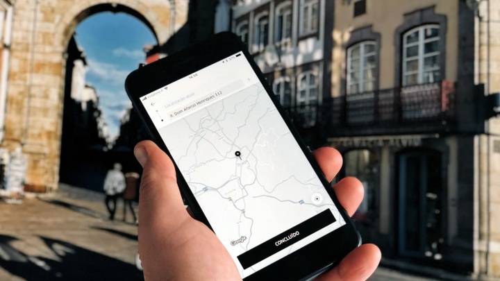 Imagem da Uber em Braga