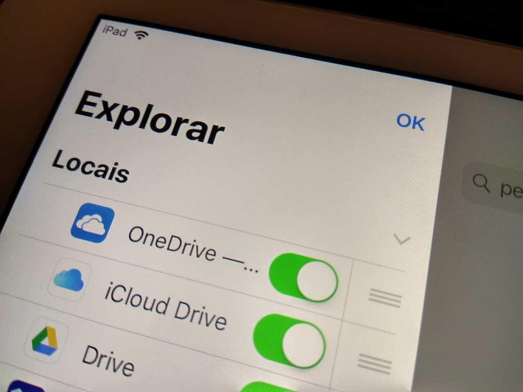 OneDrive já suporta a app Ficheiros no iOS