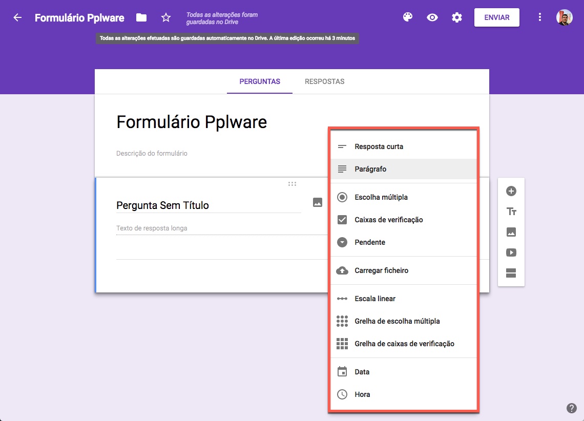 Como Criar Um Formulário Na Plataforma Da Google Em 5 Min