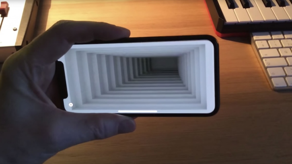Ilusão profunda com Realidade Aumentada no iPhone X