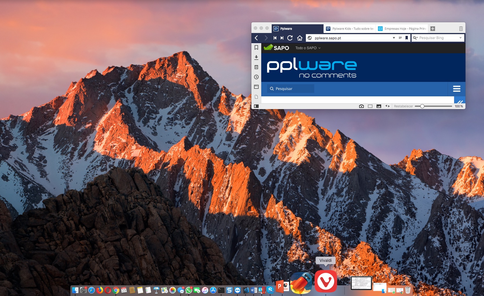 Vivaldi 1.14 – Navegue na Internet sem ser espiado