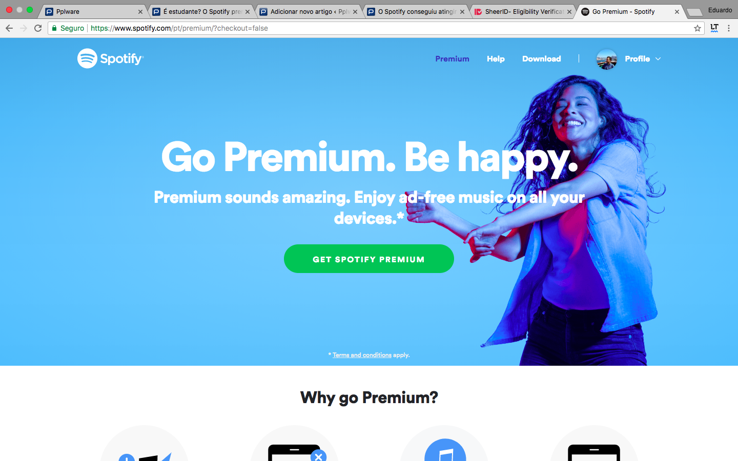 Spotify oferece assinatura com 50% de desconto para estudantes